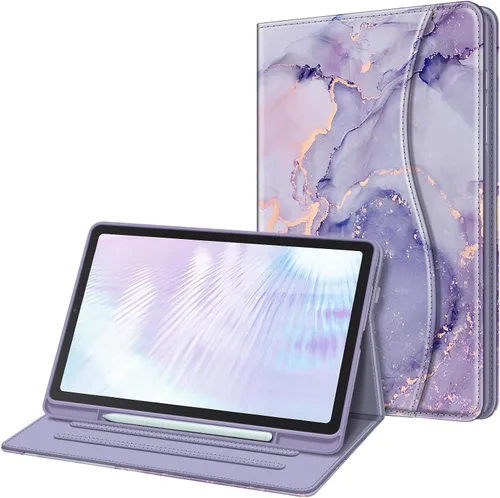 Vista 18 de Fintie Funda para Samsung Galaxy Tab S6 Lite 10.4 Pulgadas 2024/2022/2020 con Soporte para S Pen, Funda Trasera de TPU Blanda con Visor Multiángulo