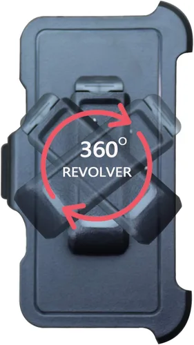 Vista 6 de Paquete de 2 fundas de repuesto con clip para cinturón para OtterBox Defender Series Case Apple iPhone 11 Pro (5.8 pulgadas)