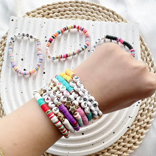 Vista 6 de SROBENZ Juego de 16 pulseras de la amistad de Taylor TS 1989, pulseras inspiradas en álbumes, mercancía de concierto de Eras, joyería de regalo