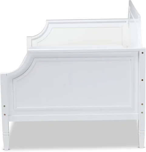 Vista 4 de Baxton Studio Sofá cama, individual, blanco