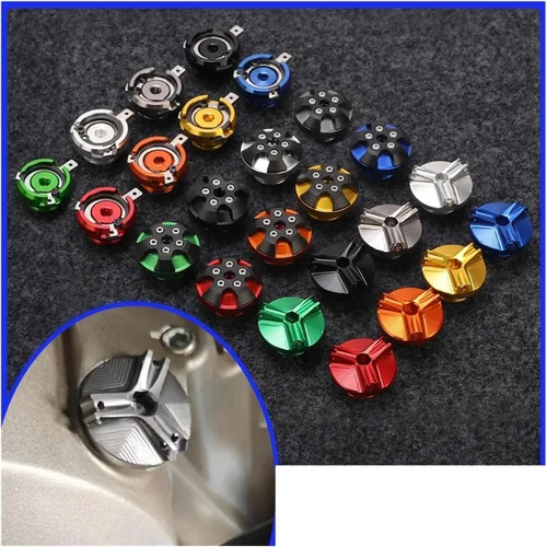 Vista 2 de Fuel Gas Tank Cap Cover for YA&MAHA TMAX 500 530 560 MT-03 MT FZ 09 Motorcycle Oil Cup Filter Fuel Filler Tank Cover Cap