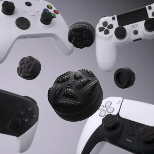 Vista 5 de PlayVital Thumbs - Tapas de cojín para el pulgar para PS54, funda de agarre para el pulgar para Xbox Series XS, tapas de agarre para el pulgar