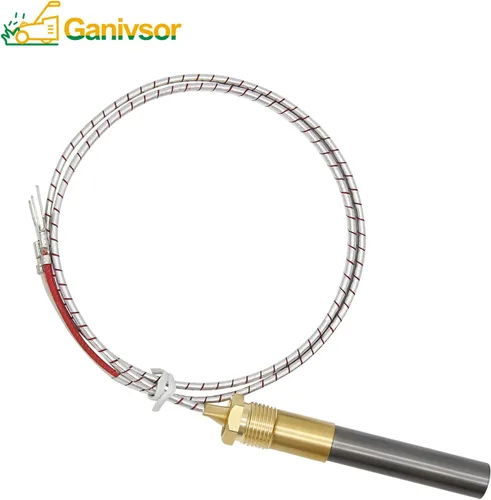 Vista 2 de Ganivsor Generadores de termopila de 24", termopila Q313A de 750 milivoltios para calentador de agua a gas/chimenea/freidora de gas/horno, termopar
