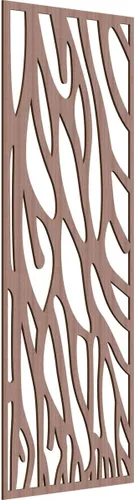 Vista 26 de 9 3/8"W x 24 3/8"H x 1/4"T Bristol Decorativos Paneles de Pared de Madera Calado, Cereza