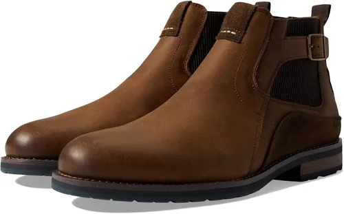 Vista 6 de Stacy Adams Bota con hebilla Oskar negro (Black Crazyhorse)