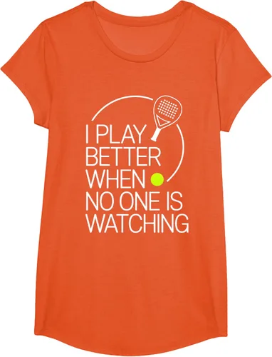 Vista 74 de Camiseta de tenis de pádel I Play Better When No One is Watching