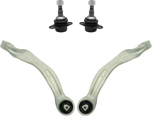 Vista 113 de TRQ Brazo de control superior e inferior del lado del conductor y del pasajero con juego de rótulas compatible con Chevrolet GMC 89-02
