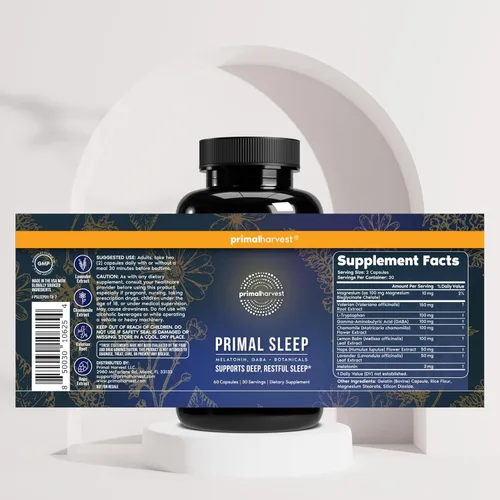 Vista 5 de Primal Harvest Rutina diaria de dos pasos NAD+ + Sleep Paquete de 2 Suministro para 30 días