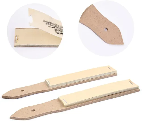 Vista 5 de Sacapuntas de papel de lija, 2 piezas, sacapuntas de papel de lija, puntero de plomo, herramienta de dibujo artístico para adultos, adolescentes