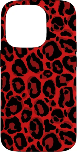Vista 17 de Red Leopard Phone Case Cheetah Skin Pattern Women Case for iPhone 17