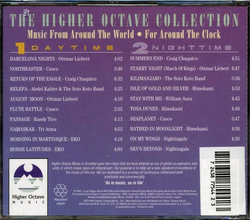 Vista 2 de The Higher Octave Collection: Music from Around the World for Around the Clock Set
