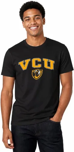 Vista 100 de Campus Colors NCAA - Camiseta de algodón para adulto, unisex, para el día del juego Azul marino