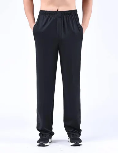 Vista 3 de Zoulee Nuevos pantalones deportivos con cremallera frontal para hombre