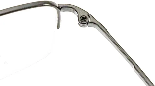 Vista 6 de Lentes de repuesto para patillas, marco, brazos, piernas, accesorios para gafas, pies con marco y vidrio, gris oscuro