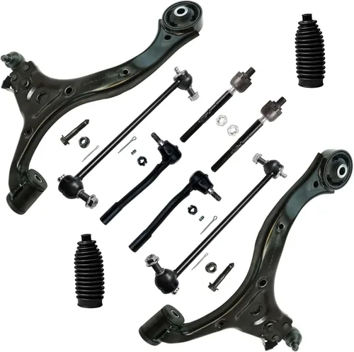 Vista 143 de Detroit Axle - Kit de suspensión delantera de 10 piezas para Chevrolet Trailblazer GMC Envoy 2004-2007 2005 2006 Soportes de brazo de control