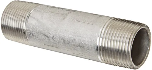 Vista 5 de Accesorio de tubería de acero inoxidable 304/304L, boquilla, Schedule 40 soldada, NPT macho