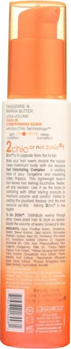 Vista 2 de GIOVANNI 2chic Elixir de acondicionamiento y peinado sin enjuague de ultra volumen, aumenta el volumen, promueve el control sin peso para cabello