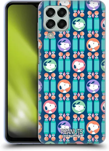 Vista 128 de Head Case Designs Snoopy Deco Dreams - Funda de gel con licencia oficial de Peanuts Blue Pattern [protección de grado militar] compatible con Google