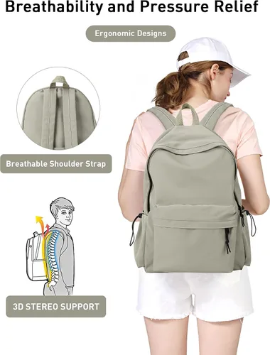 Vista 2 de Bolsas de viaje para mujer, bolso de mano de fin de semana para mujer, verde, W23