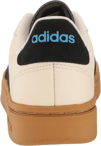 Vista 3 de adidas Grand Court Alpha Tenis para hombre Cloud White-Pulse Blue-almost Yellow