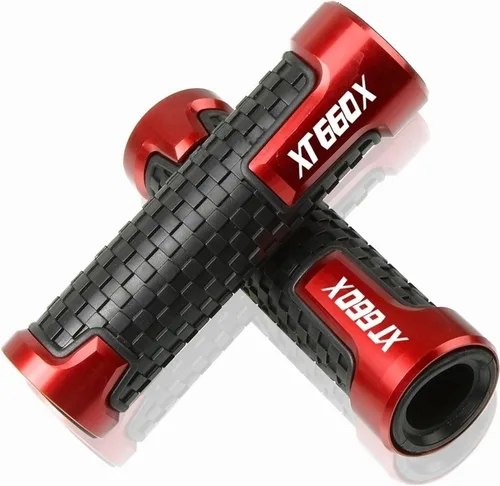 Vista 9 de Para Yamaha XT660X 2004 2017 XT660 XT 660 X 660X 7/8" 0.866 in antideslizante moto manillar mano agarre motocicleta accesorios (color : negro)