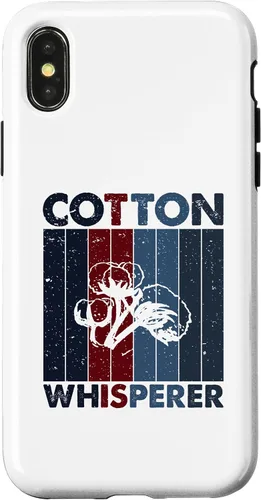 Vista 4 de Funda de algodón vintage para iPhone 14 Crops Whisperer