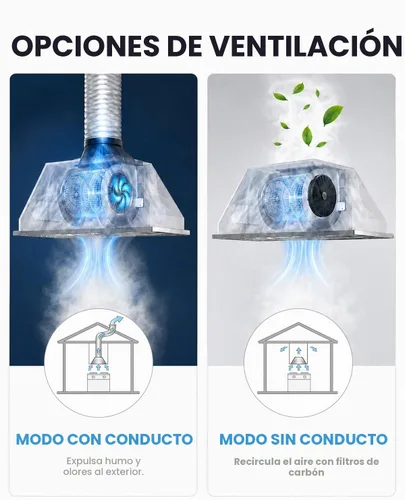 Vista 5 de JOCO Inserto de campana extractora de 30 pulgadas, campana de ventilación de cocina integrada de acero inoxidable de 900 CFM, convertible
