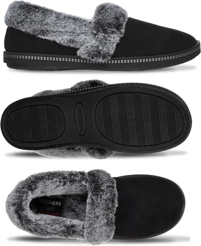 Vista 6 de Skechers Pantuflas demasiado acogedoras para mujer