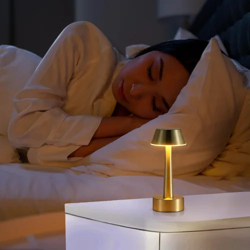 Vista 7 de UMEXUS Paquete de 2 Lámparas de Mesa Pequeñas Inalámbricas Recargables, LED a Batería Operadas por Tacto con Atenuación de 3 Colores, Lámparas