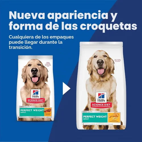 Vista 2 de Hill's Science Diet Alimento seco para perros de peso perfecto para adultos