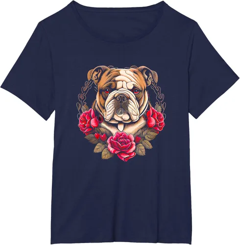 Vista 13 de Día de San Valentín - Camiseta de San Valentín Bulldog Inglés, Negro