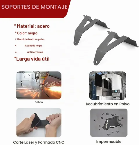 Vista 2 de WSays - Soportes de montaje de barra de luz para parachoques inferior oculto delantero de 22 pulgadas, compatibles con Dodge RAM 1500 2WD/4WD
