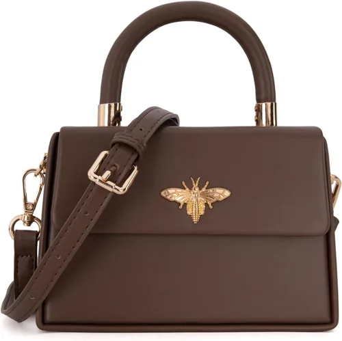 Vista 14 de Milan Chiva Monederos pequeños con asa superior para mujer, mini bolso cruzado, elegante bolso cuadrado