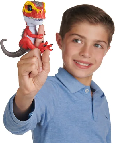 Vista 2 de WowWee - Dinosaurio coleccionable interactivo sin alterar T-Rex de Fingerlings