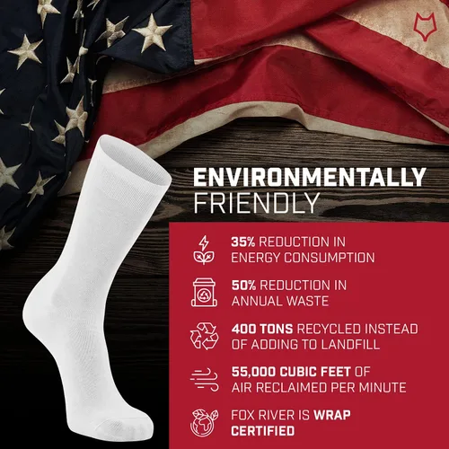 Vista 6 de Fox River Dry Therm-a-Wick - Calcetines de forro ultraligeros para hombre