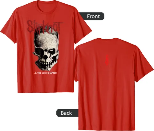 Vista 113 de Slipknot Tribal Calavera playera, niños 12, Rojo
