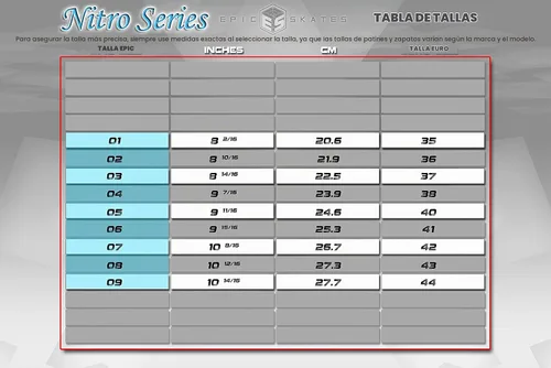 Vista 8 de Epic Skates Super Nitro - Patines de cuatro velocidades para interiores y exteriores