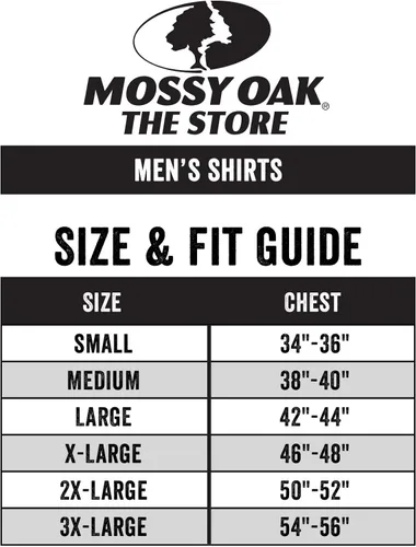 Vista 7 de Mossy Oak Men's Long Sleeve Camo Hunting Shirts Cotton Mill