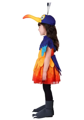 Vista 4 de Vestido de Disfraz Toddler de Kevin de Pixar UP para Niña Multicolor