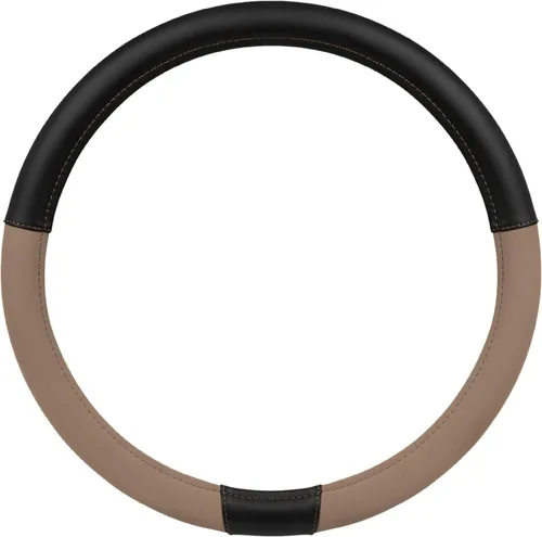 Vista 7 de Caterpillar Funda para volante ergonómica de dos tonos, agarre de piel suave.