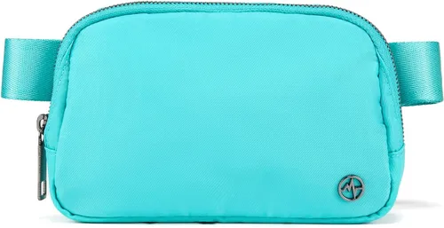 Vista 33 de Bolsa de Cinturón Pander para Mujeres, Riñoneras de Moda, Bolsas Cruzadas, Bolsa de Cinturón con Correa Ajustable, Negro, Talla única, Sólido