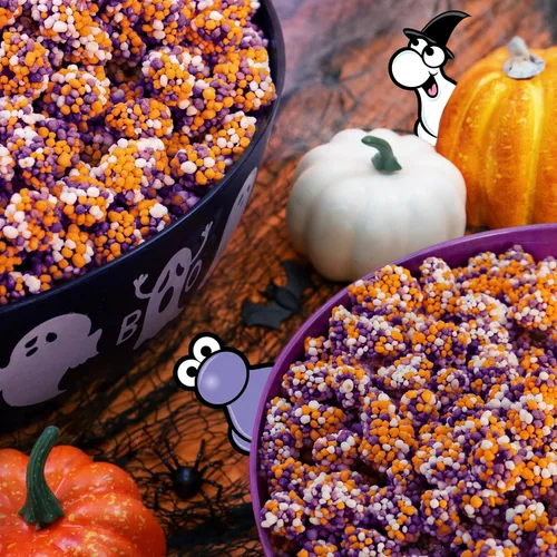 Vista 7 de Nerds Caramelos espeluznantes de Halloween, truco o trato, 3 onzas