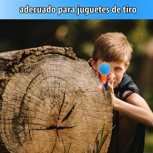 Vista 5 de 48 bolas de recambio para reventar, bolas de espuma suave de 1.2 pulgadas, color azul claro para recambios de burbujas