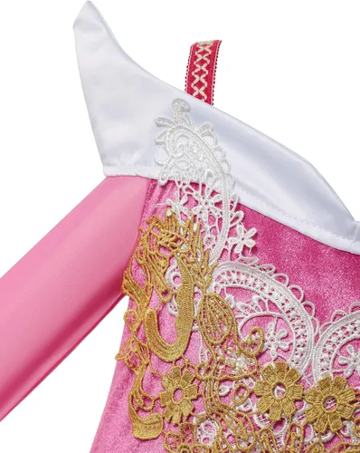 Vista 3 de DOCHEER Disfraz de princesa para niñas pequeñas vestido de fiesta de cosplay 2-12 T