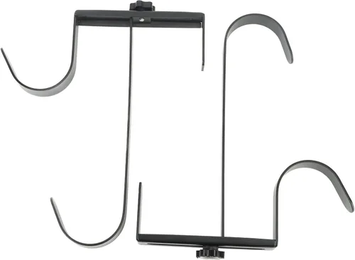 Vista 9 de Fdit 2 ganchos ajustables para postes de piscina, ganchos de metal de hierro para poste de piscina, accesorios de piscina para postes de piscina