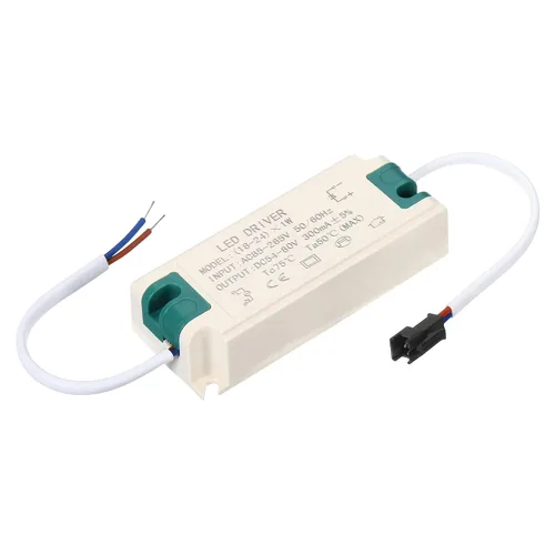 Vista 3 de PATIKIL 18-24W 300mA LED Driver, AC 85-265V Salida 54-80V DC Conector macho Conector Rectificador de corriente constante Transformador Fuente