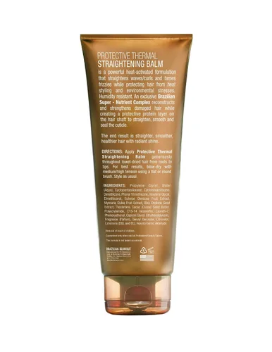 Vista 2 de Brazilian Blowout Bálsamo alisador térmico protector, 8 onzas líquidas (paquete de 1)