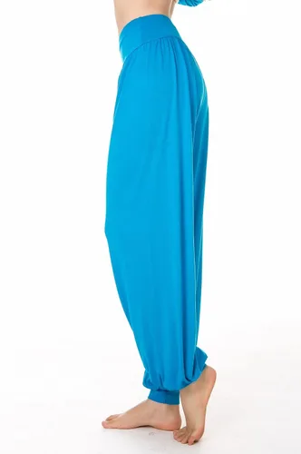 Vista 23 de Pantalones de algodón para mujer, elásticos, suaves, para yoga, deportes