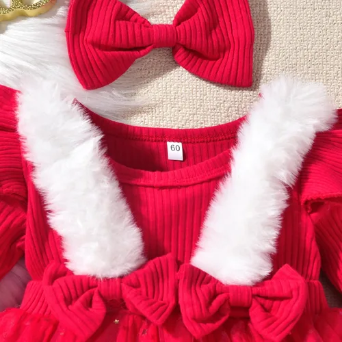 Vista 36 de Unutiylo Ropa de bebé recién nacida prematura con tirantes, traje de otoño e invierno, traje de manga larga con volantes