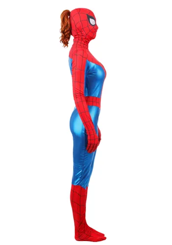 Vista 4 de Disfraz de Zentai de Mujer Spider-Man Multicolor